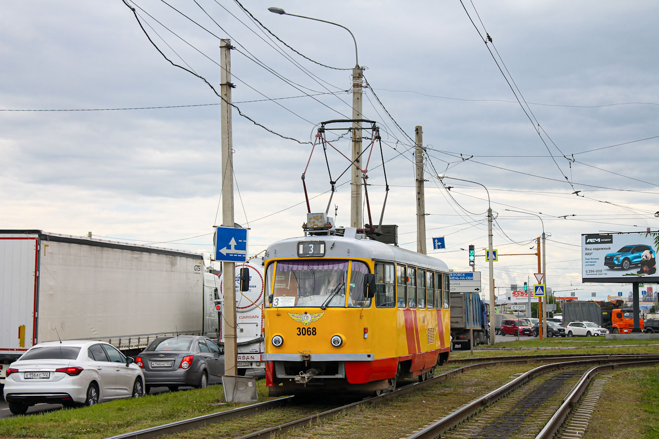 Барнаул, Tatra T3SU КВР Барнаул № 3068