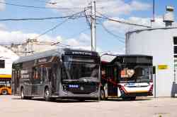 Ufa, UTTZ-6242.01 # Б/н; Minsk, MAZ-303Т20 # [303Т20-11]; Ufa — New BTZ/UTTZ trolleybuses