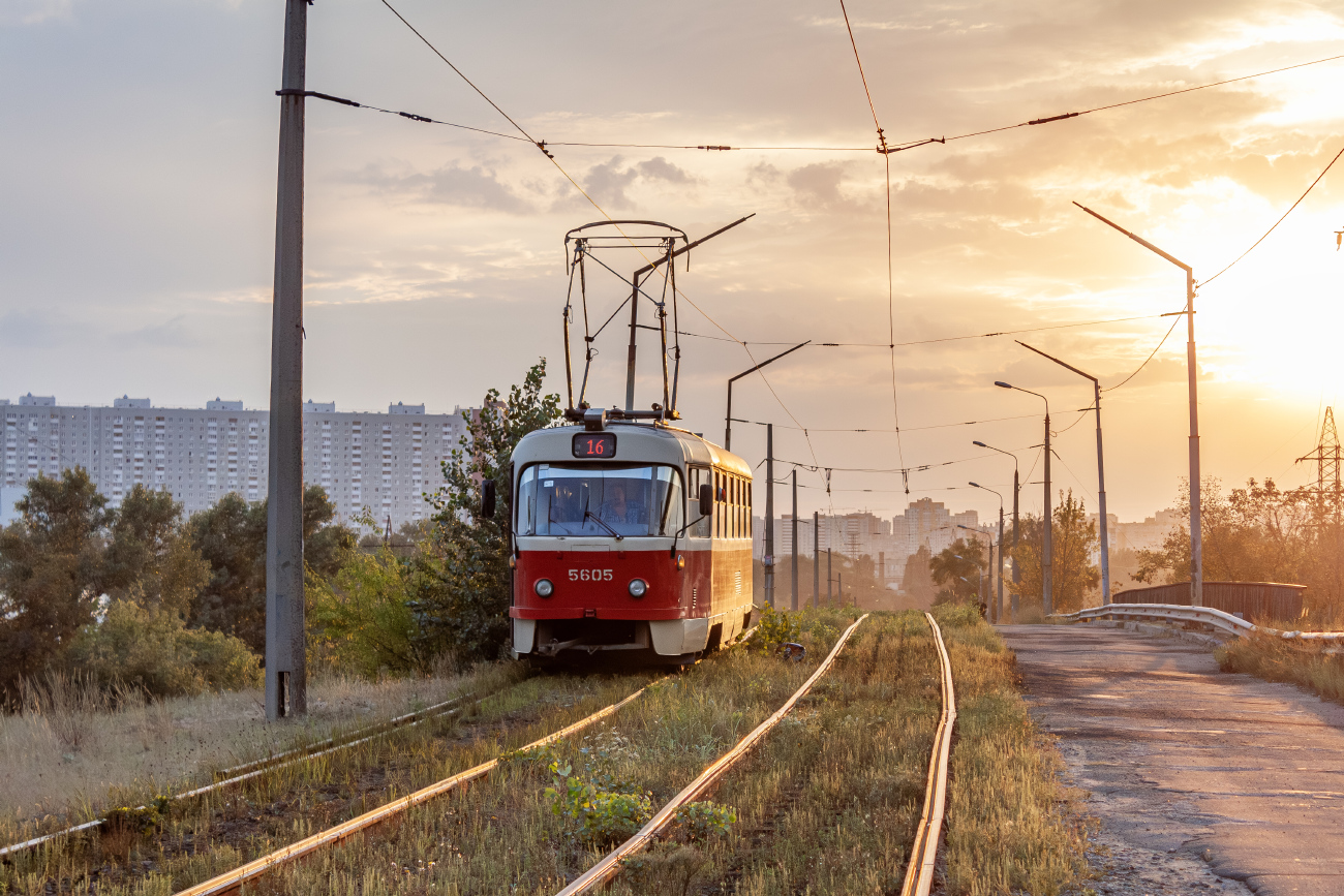 Киев, Tatra T3SU № 5605