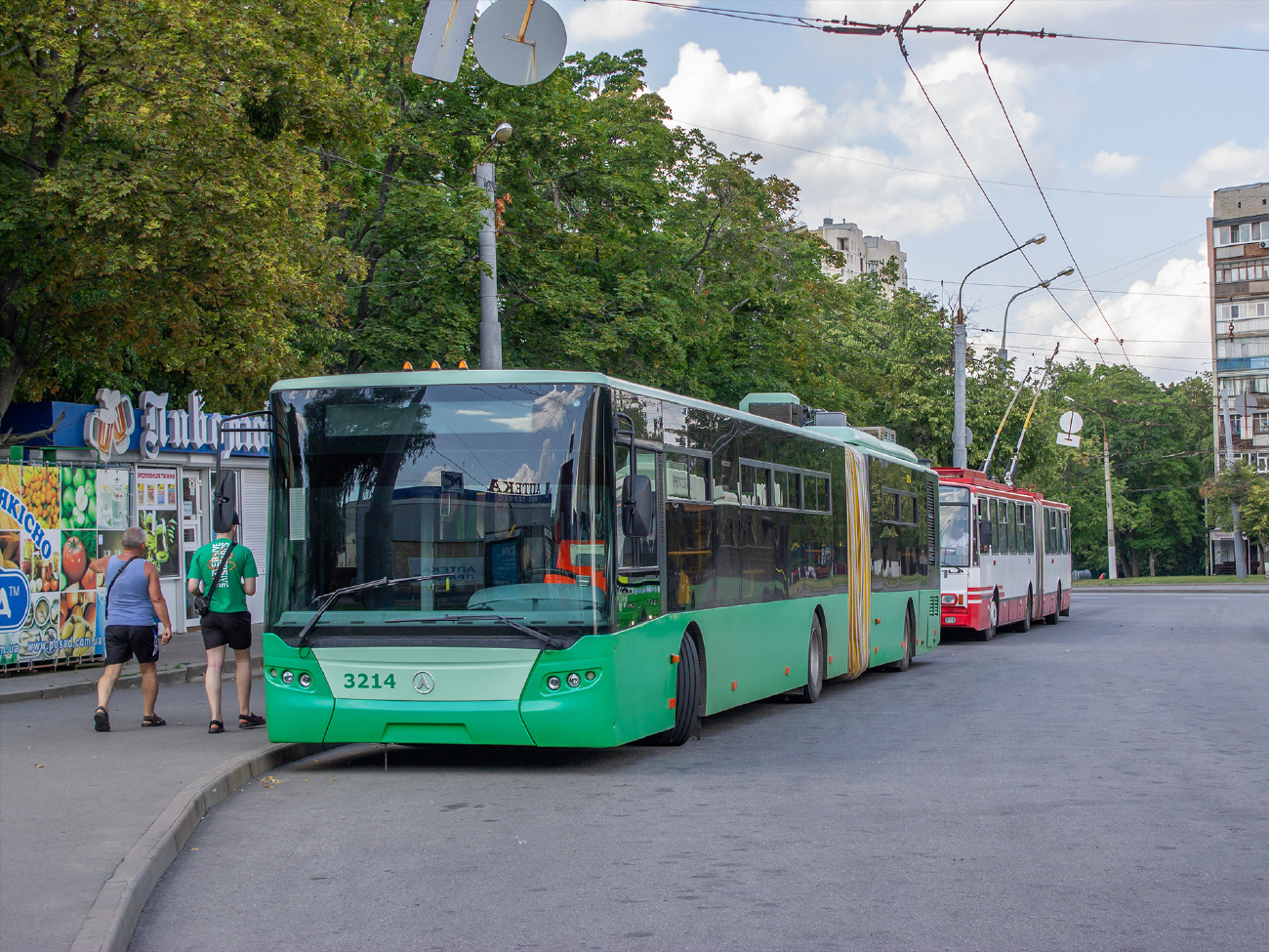 Харьков, ЛАЗ E301D1 № 3214 Харьков, ЛАЗ E301D1 № 3214