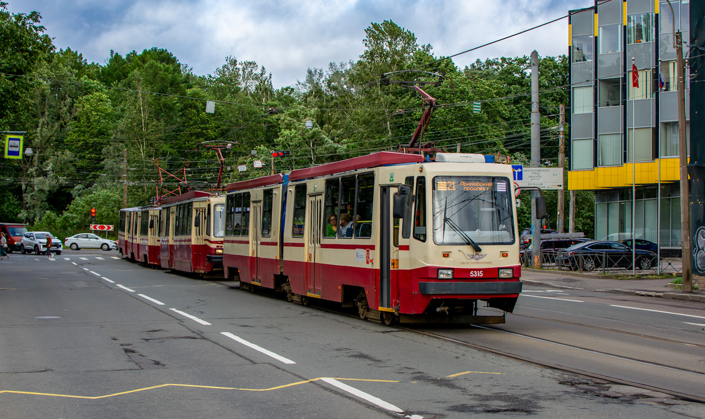 Санкт-Петербург, ЛВС-86М2 № 5315; Санкт-Петербург — Происшествия