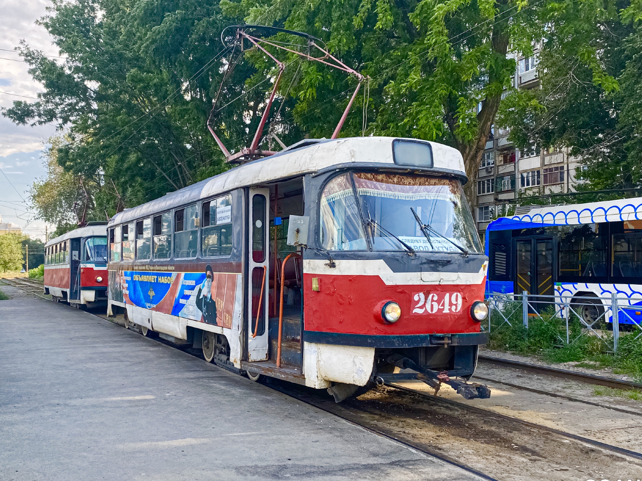 Волгоград, Tatra T3SU (двухдверная) № 2649