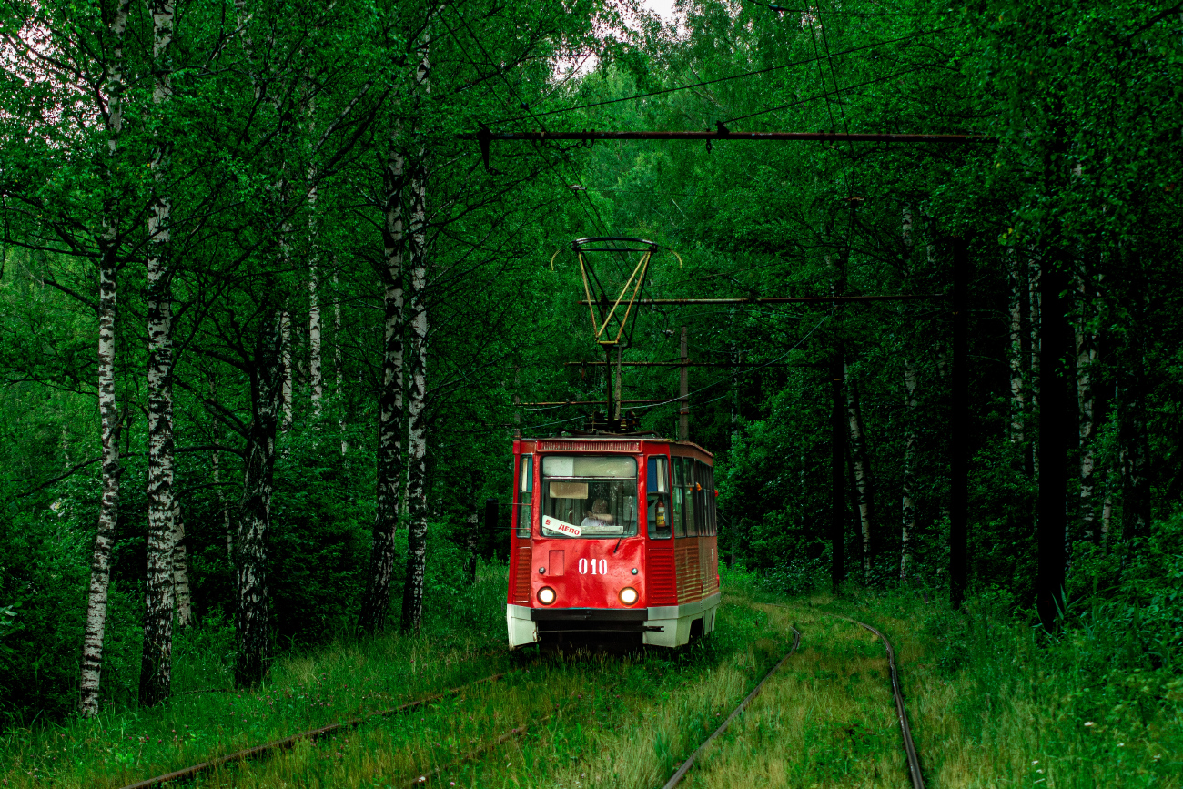 Новополоцк, 71-605 (КТМ-5М3) № 010; Новополоцк — Заказная поездка 08.07.2025 на вагоне 010