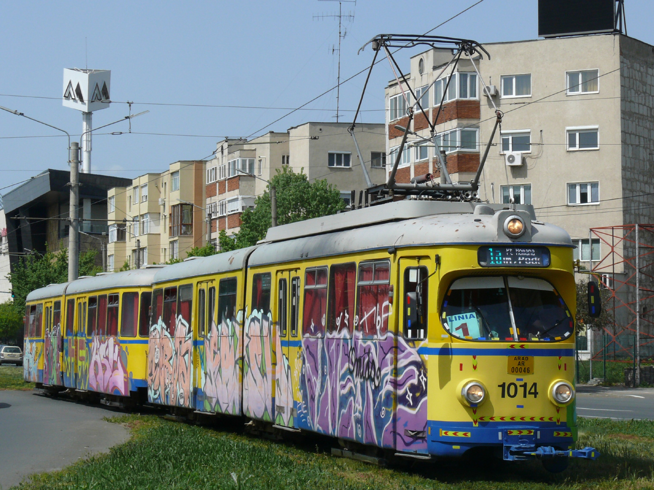 Арад, Duewag ET6 № 1014