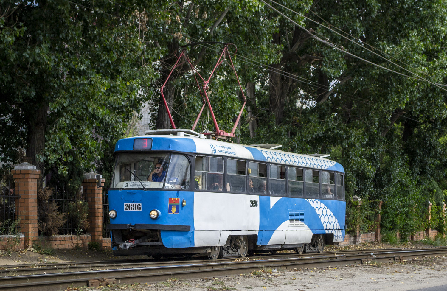 Волгоград, Tatra T3SU № 2696