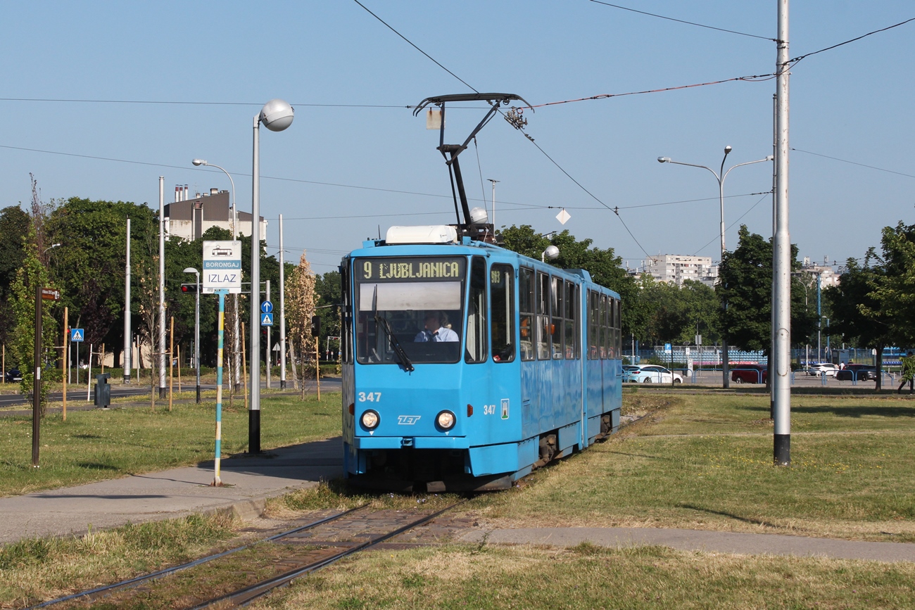 Загреб, Tatra KT4YU № 347