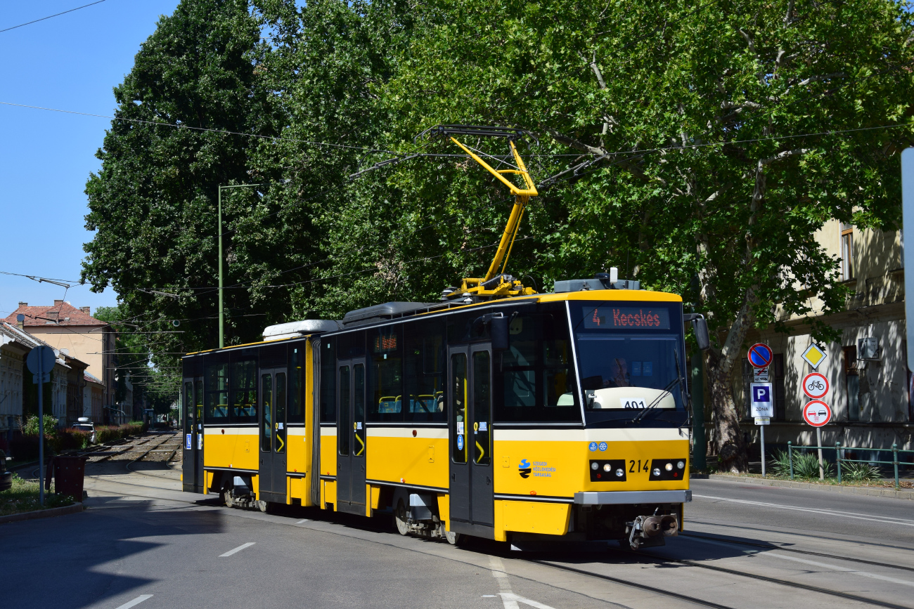 Szeged, Tatra KT4DMC № 214