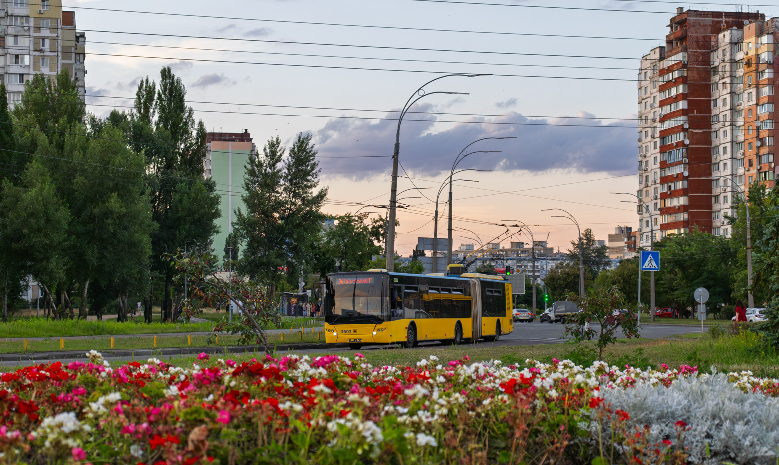 Kijów, LAZ E301D1 Nr 3603 Kijów, LAZ E301D1 Nr 3603