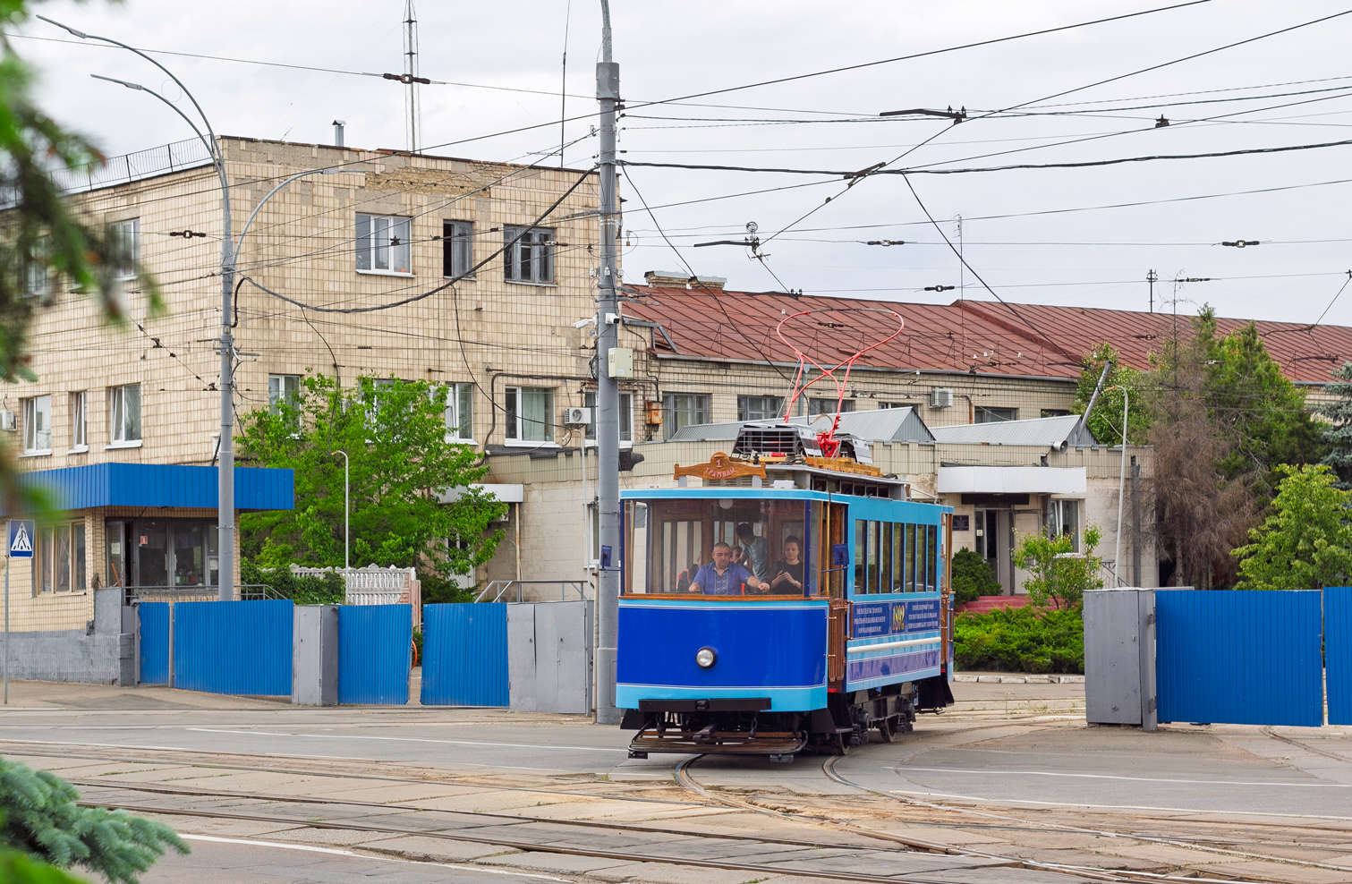 Kijów, 2-axle motor car Nr 1892; Kijów — Presentation of tram No. 1892 after the first stage of repairs