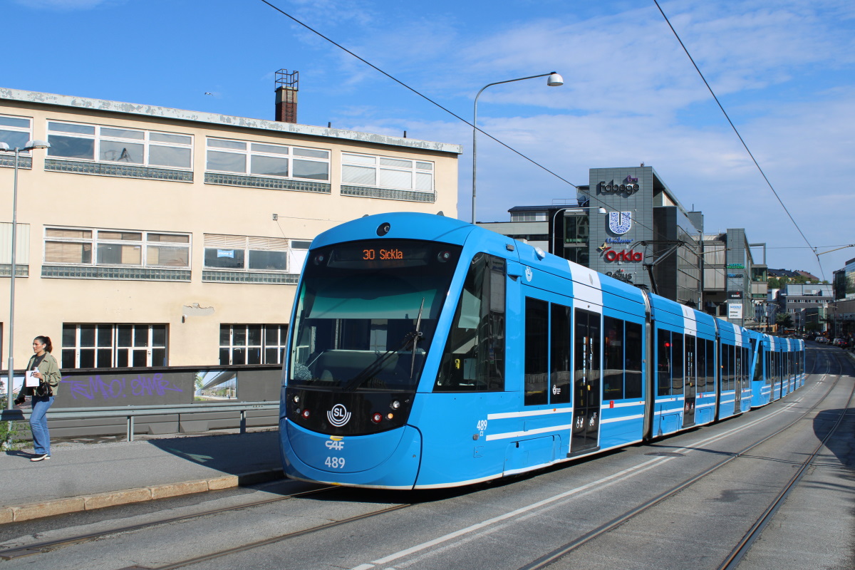 Стокгольм, CAF Urbos AXL № 489
