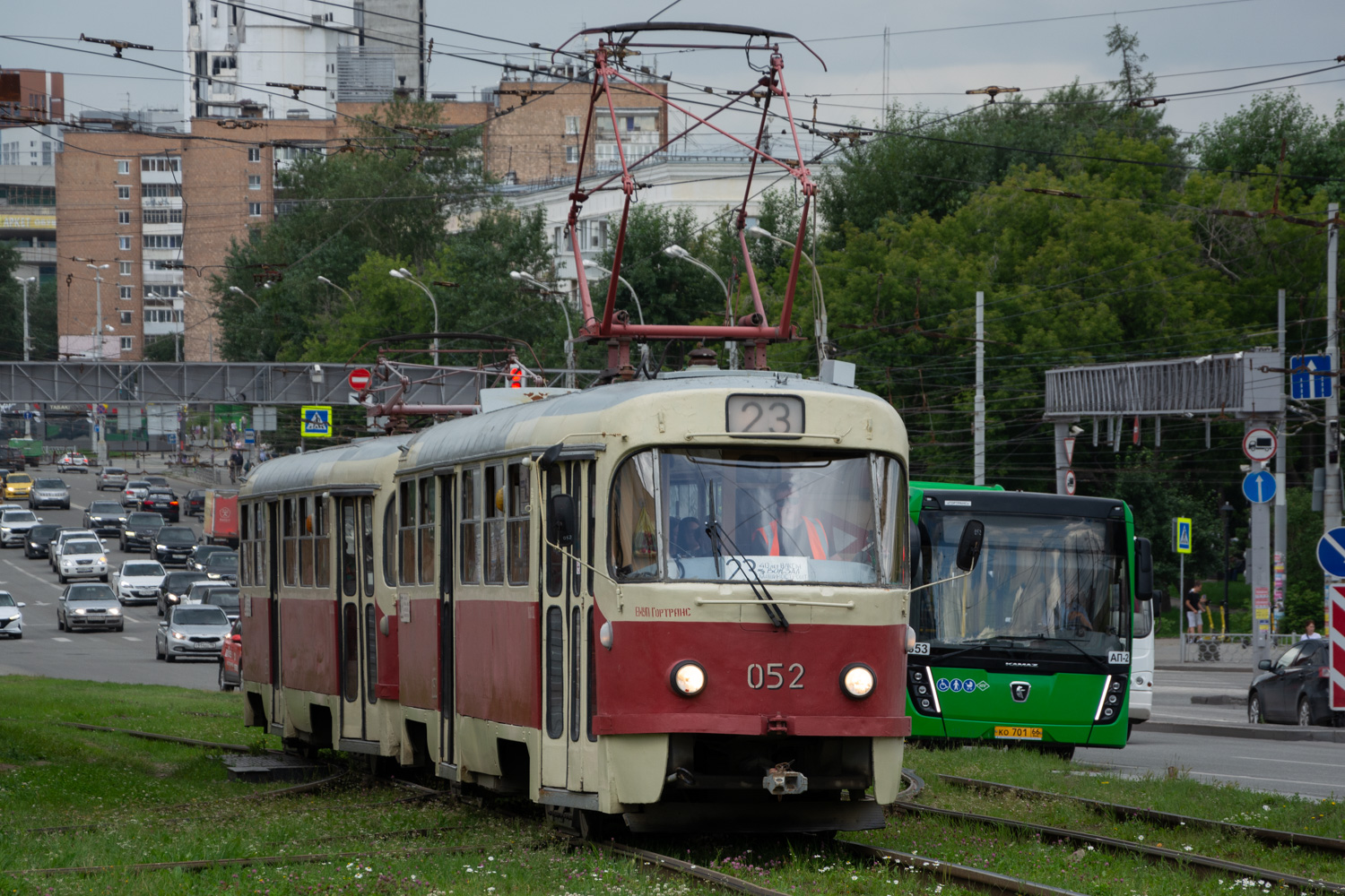 Екатеринбург, Tatra T3SU № 052