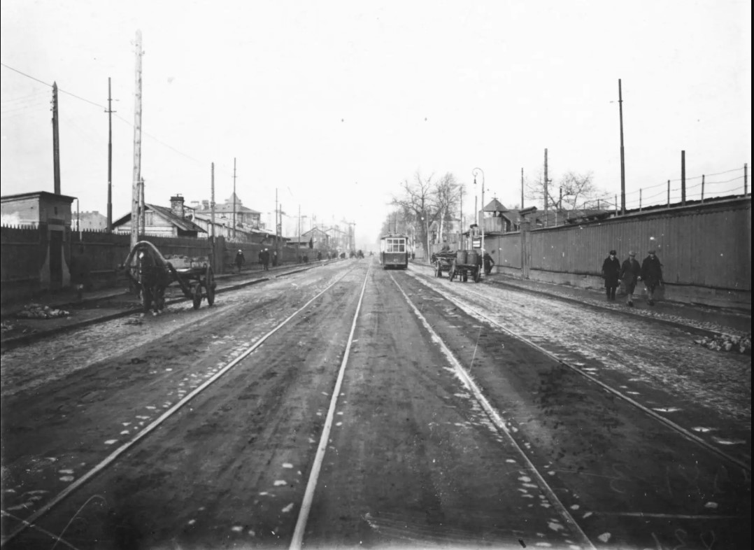 სანქტ-პეტერბურგი — Historic Photos of Tramway Infrastructure