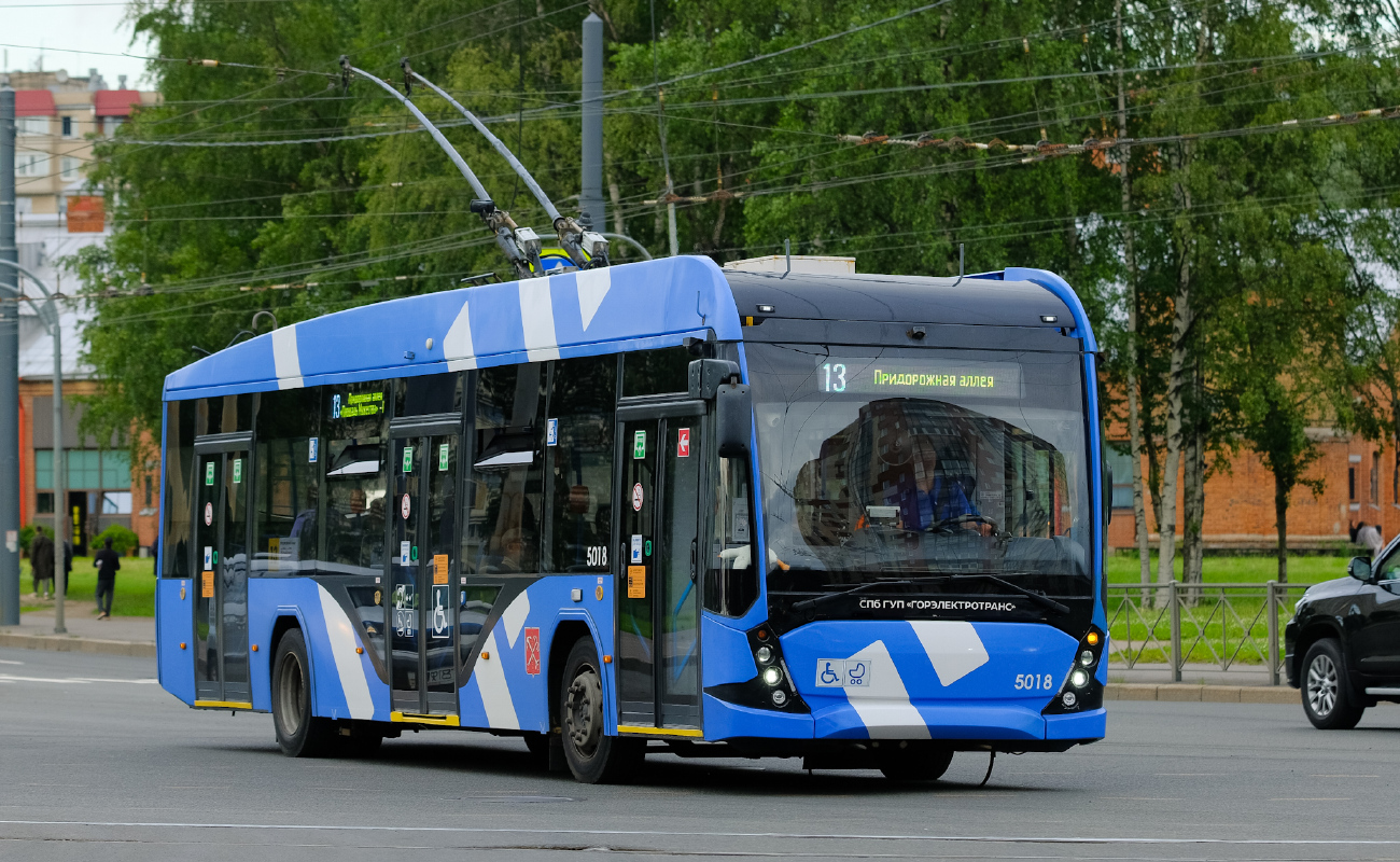 Санкт-Петербург, ВМЗ-5298.01 «Авангард» № 5018