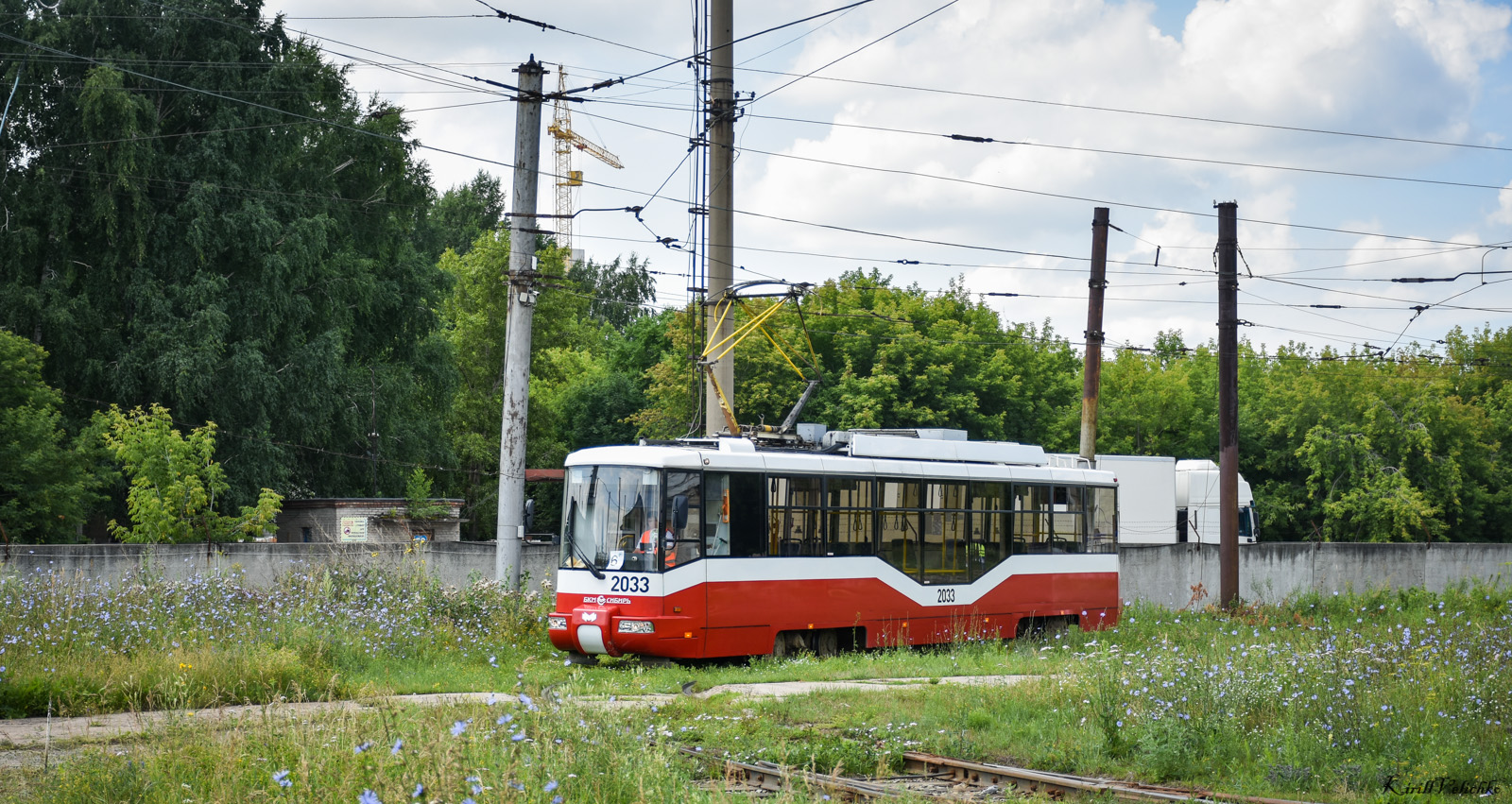 Новосибирск, БКМ 62103 № 2033; Новосибирск — Конкурс водительского мастерства водителей трамвая 2025