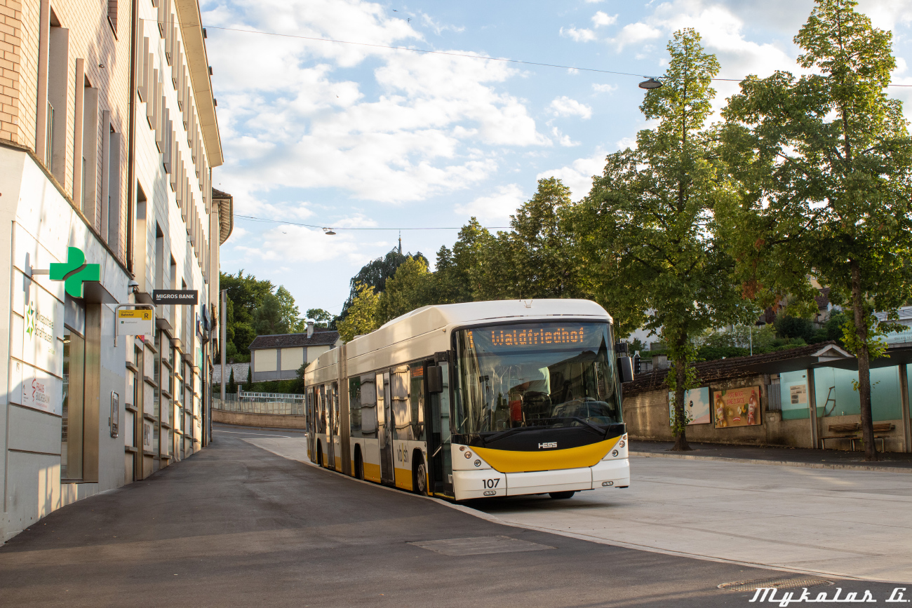 Шаффхаузен, Hess SwissTrolley 3 (BGT-N2C) № 107