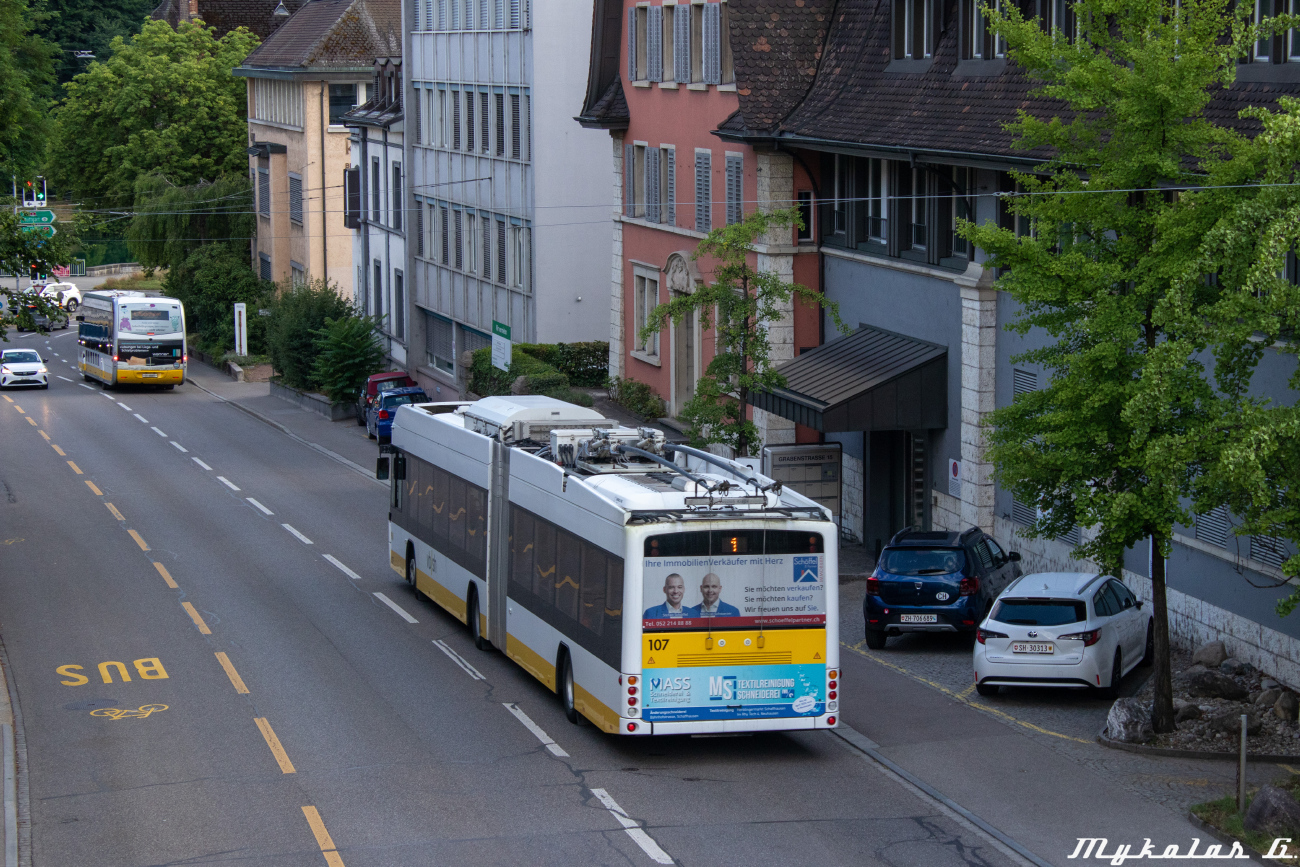 Шаффхаузен, Hess SwissTrolley 3 (BGT-N2C) № 107