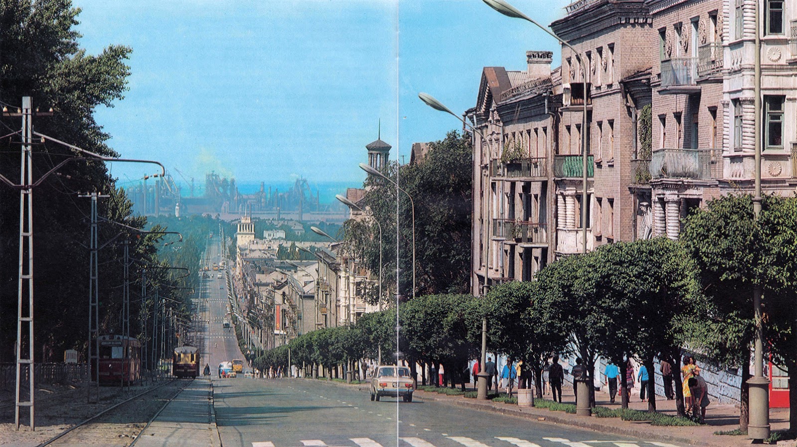 Каменское, КТП-1 № 115; Каменское — Трамвайные линии и инфраструктура