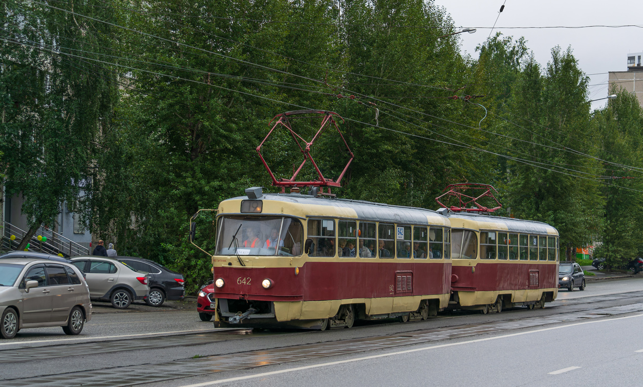 Екатеринбург, Tatra T3SU № 642