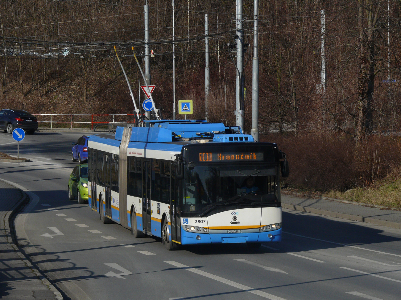 Острава, Škoda 27Tr Solaris III № 3807 Острава, Škoda 27Tr Solaris III № 3807