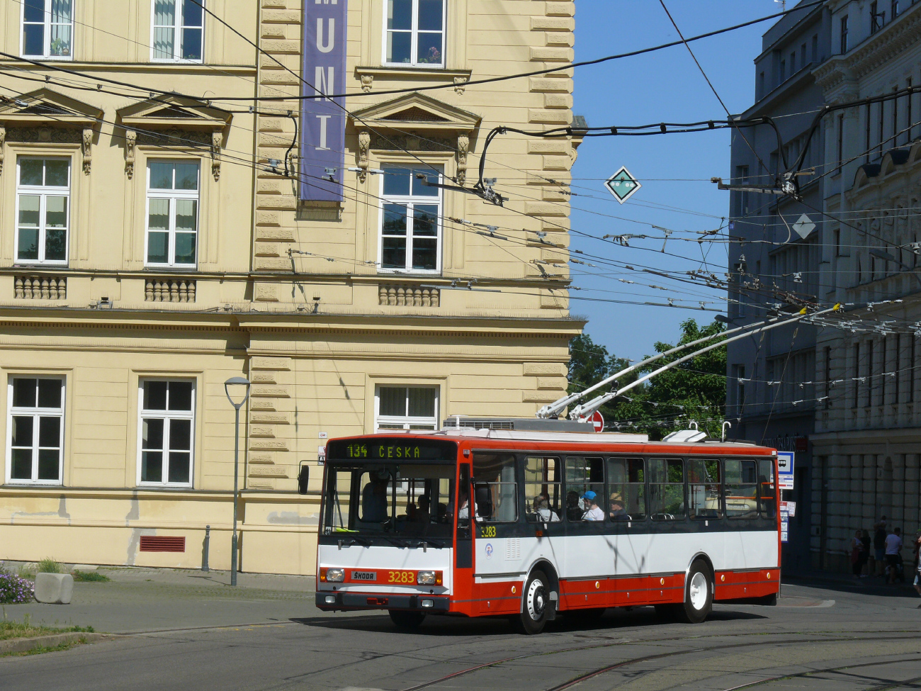 Брно, Škoda 14Tr17/6M № 3283; Брно — Dopravní nostalgie 2025