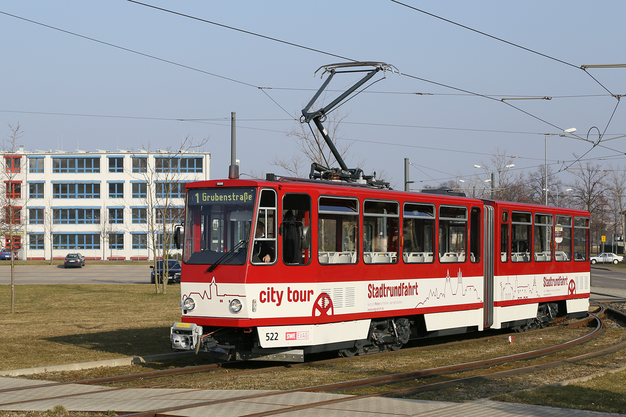 Эрфурт, Tatra KT4DC № 522