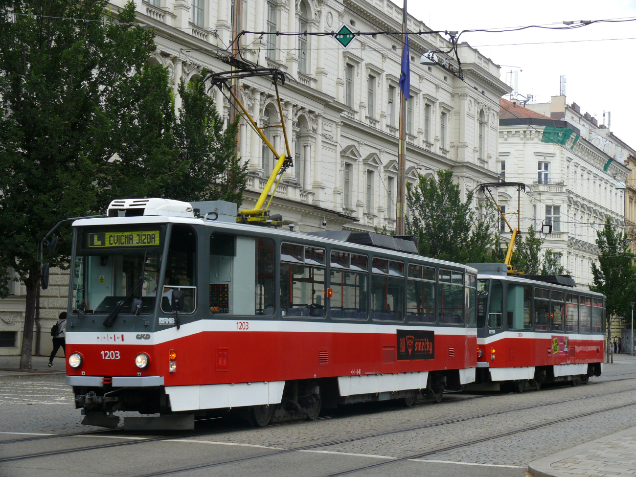 Brno, Tatra T6A5 N°. 1203