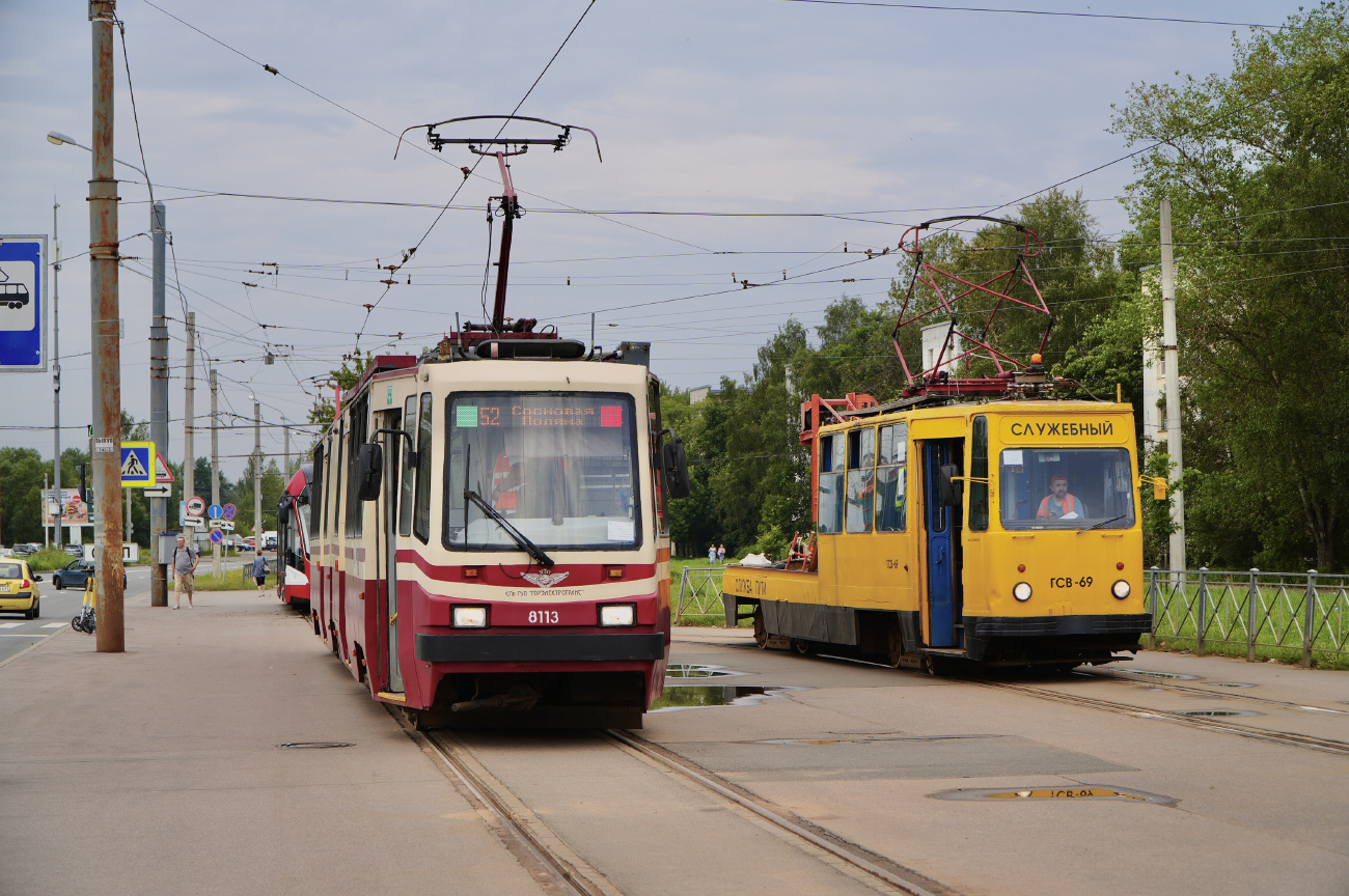 Санкт-Петербург, ЛВС-86К № 8113; Санкт-Петербург, ЛМ-68М № ГСВ-69
