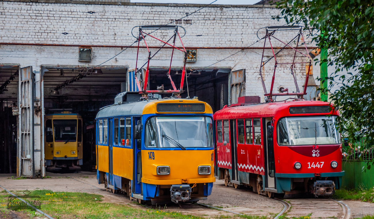 Днепр, Tatra T4D-M1 № 1479; Днепр, Tatra T4D-MT № 1447