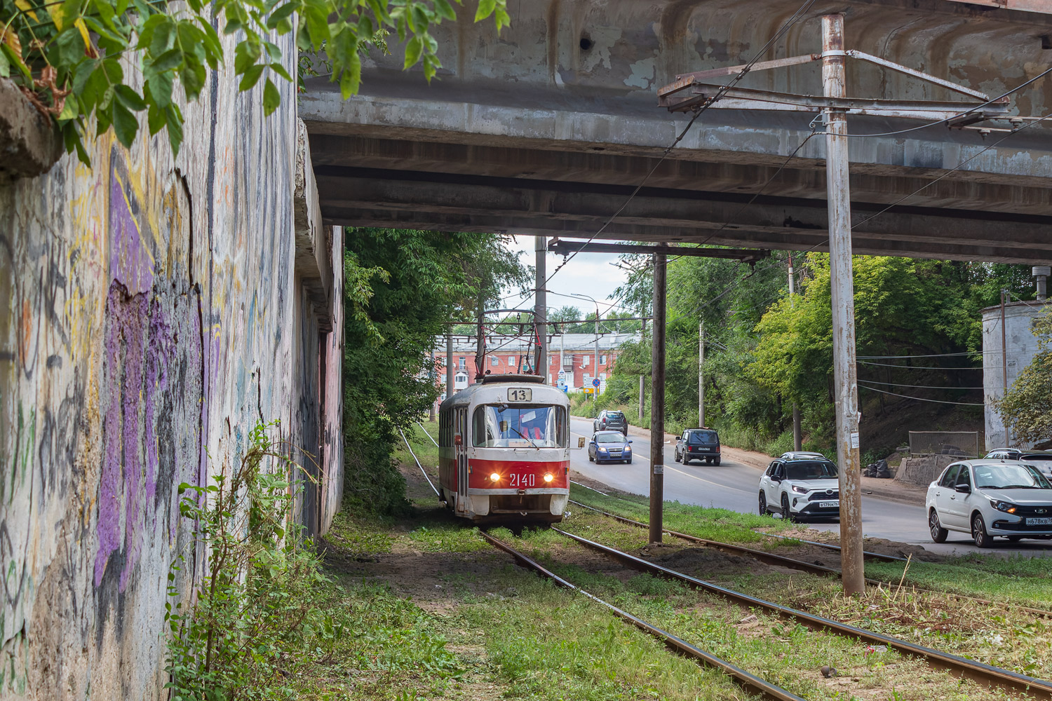 Самара, Tatra T3SU (двухдверная) № 2140