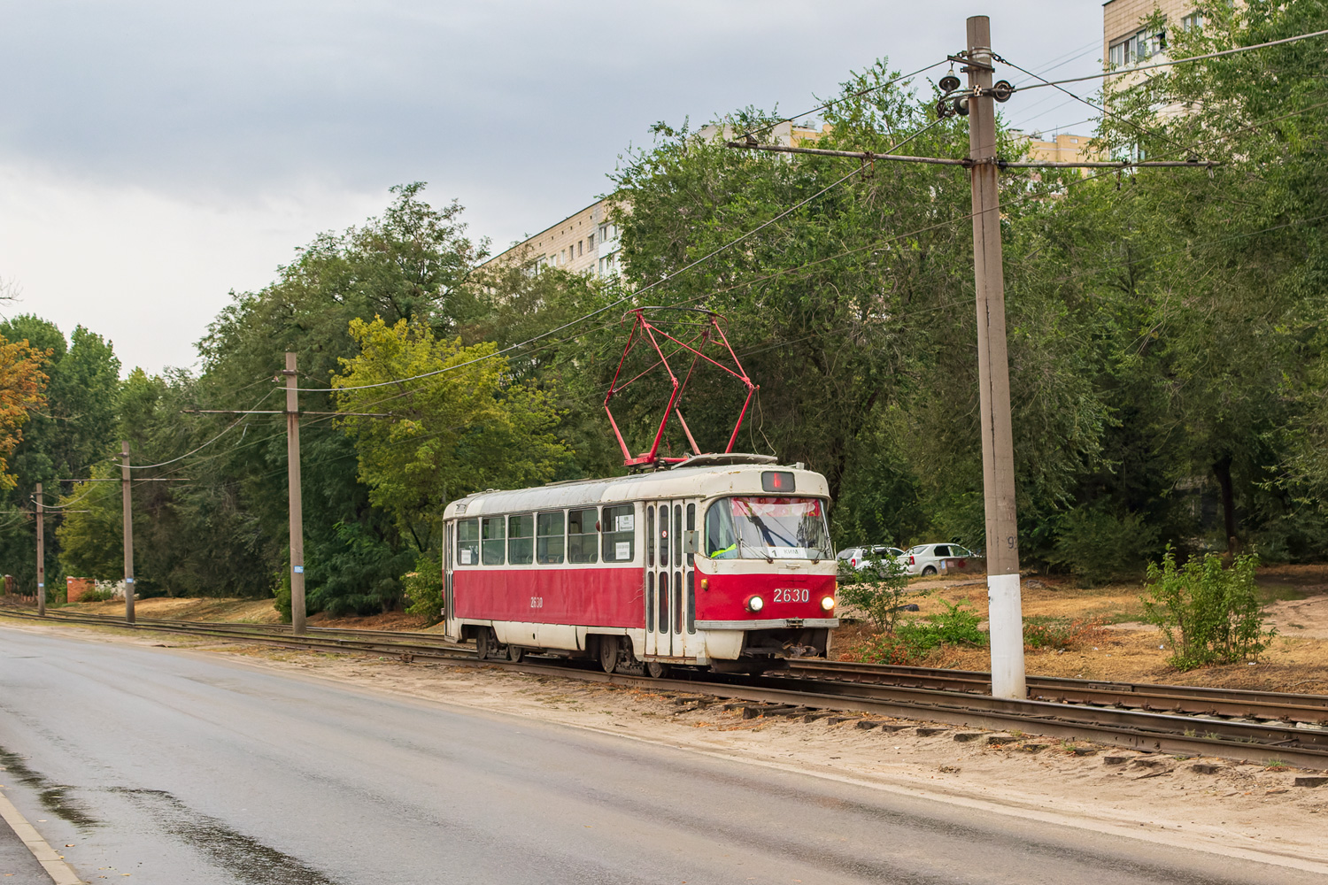 Волгоград, Tatra T3SU (двухдверная) № 2630
