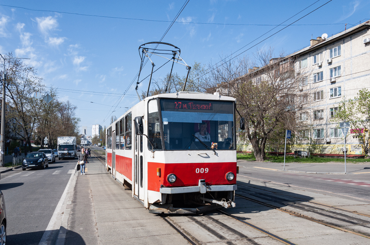 Киев, Tatra T6B5SU № 009