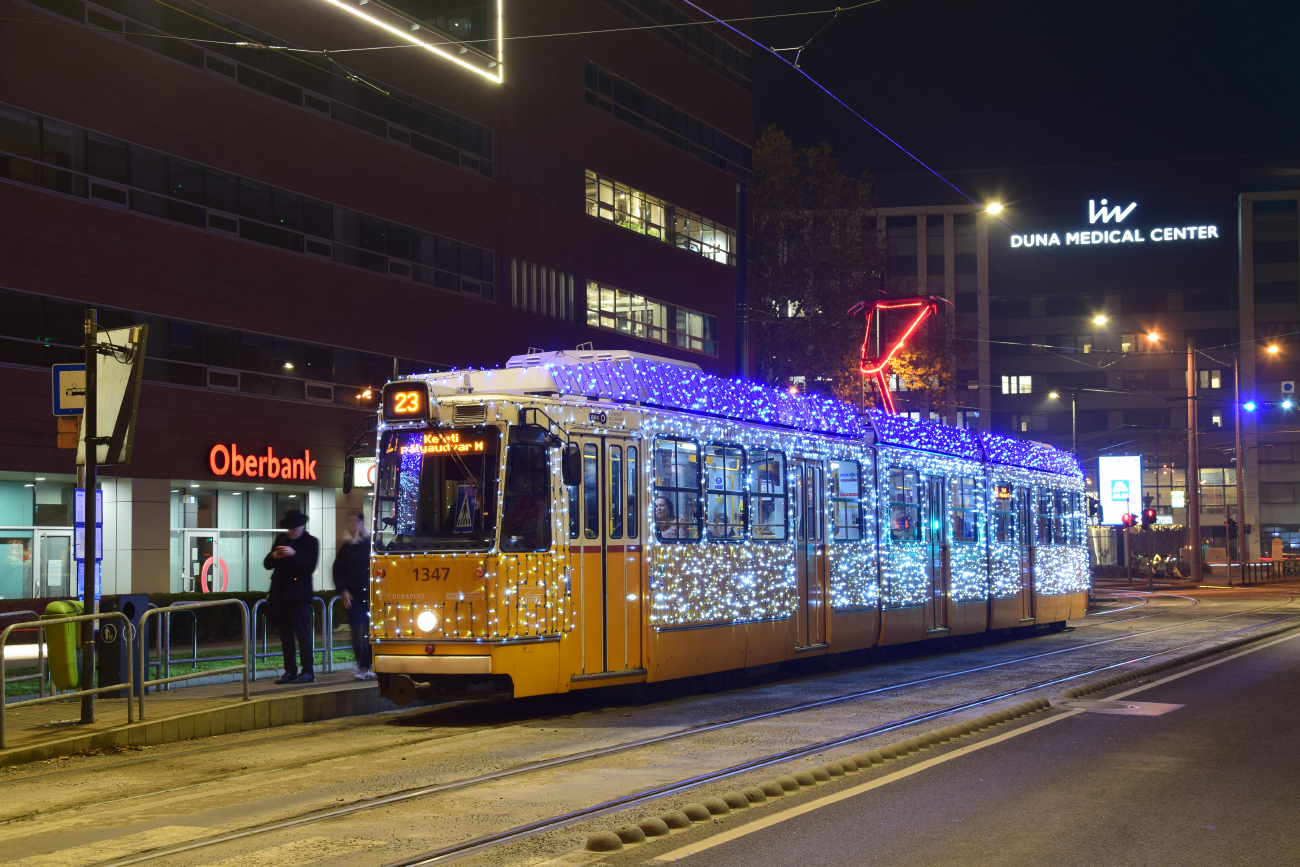Будапешт, Ganz-Hunslet KCSV7 № 1347; Будапешт — Рождественский транспорт