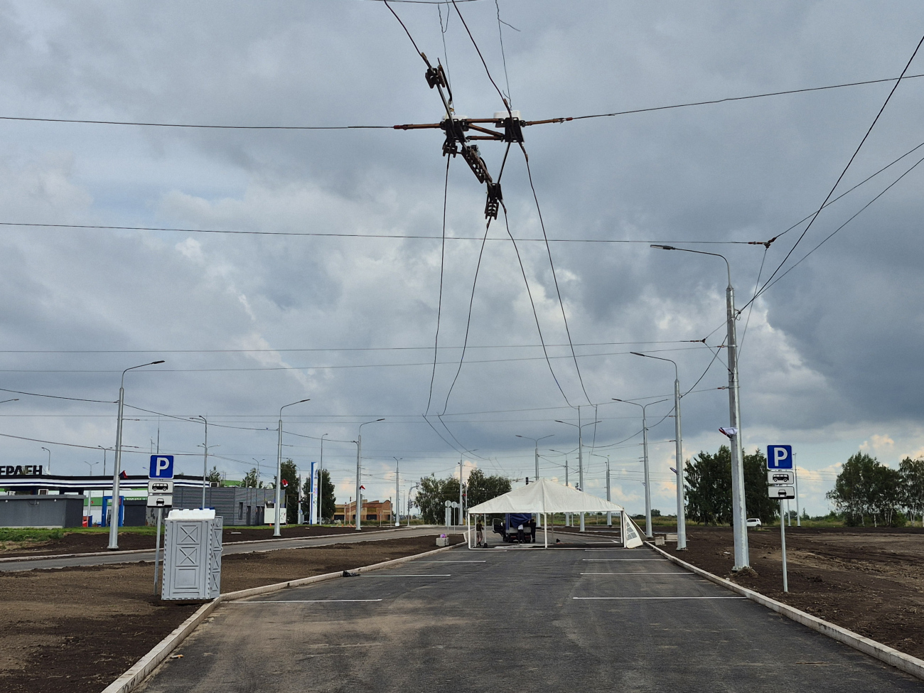 Омск — 2023-2025 — Строительство новых троллейбусных линий на Левобережье; Омск — Троллейбусные линии — Левый Берег