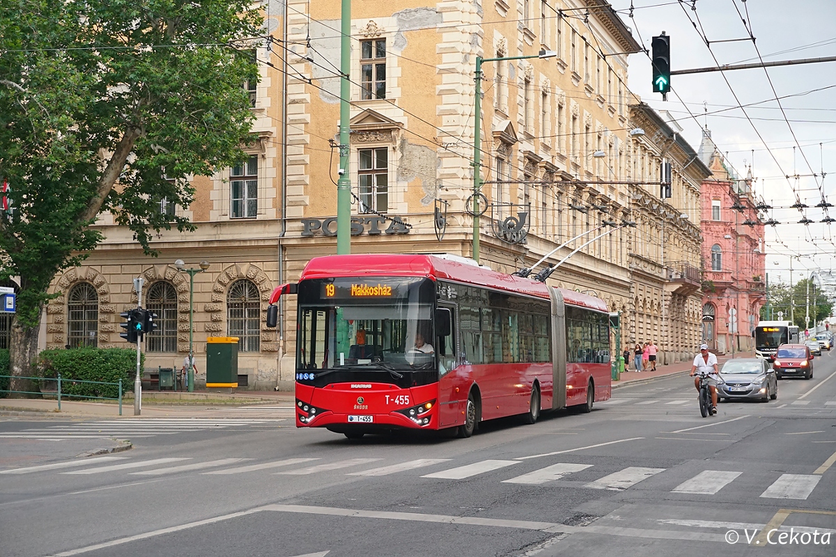 Сегед, Ikarus-Škoda Tr187.2 № T-455