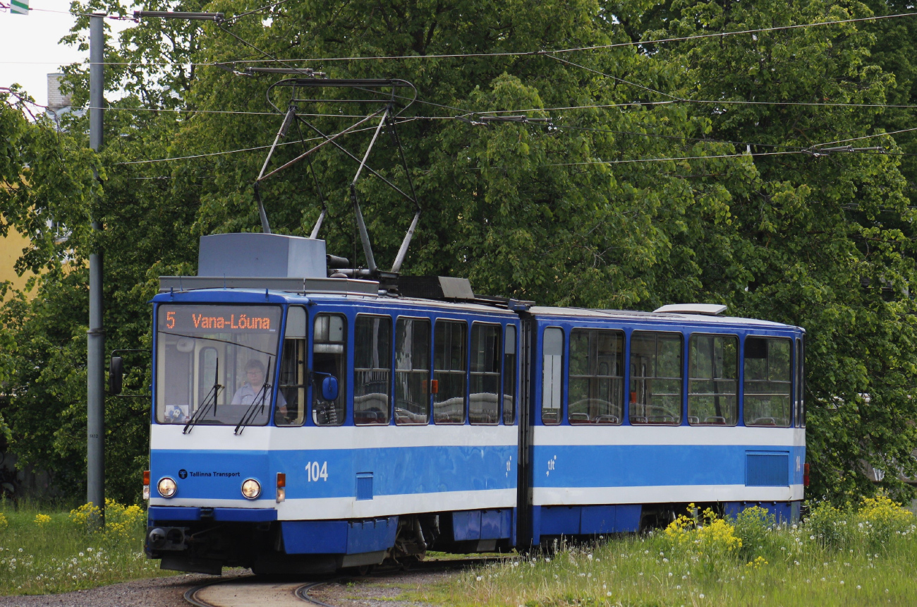 Таллин, Tatra KT4SU № 104