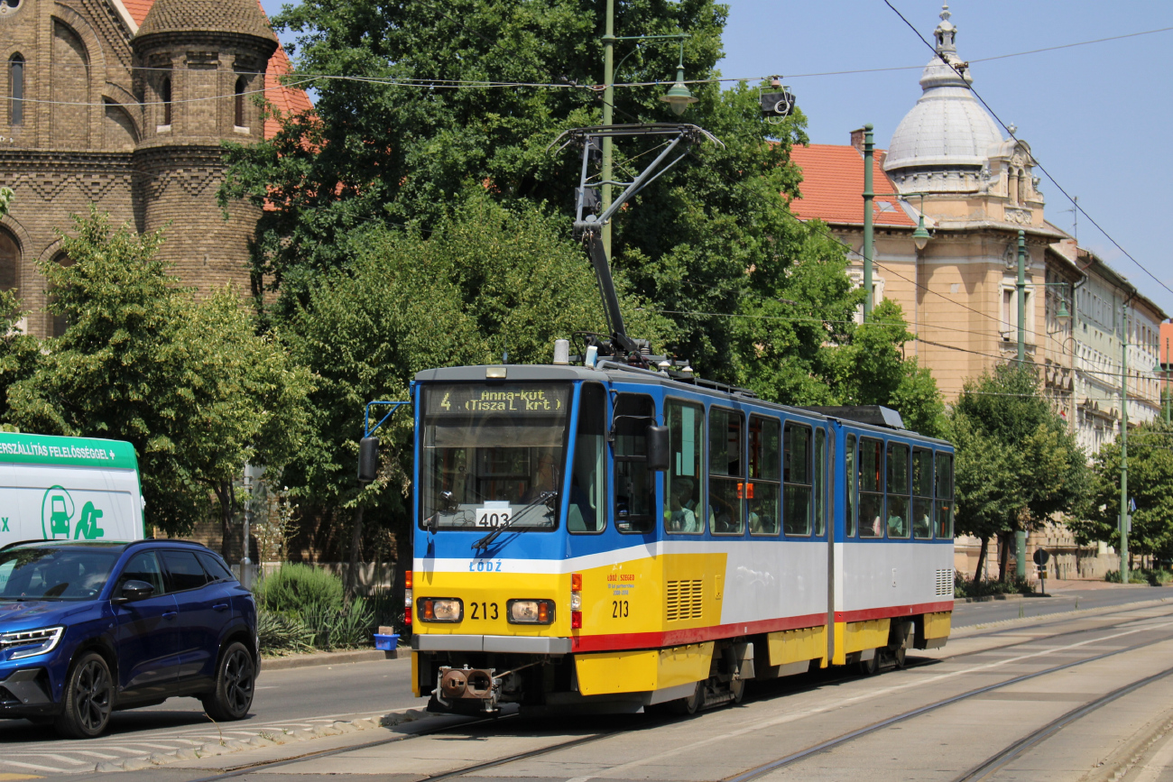 Сегед, Tatra KT4DM № 213