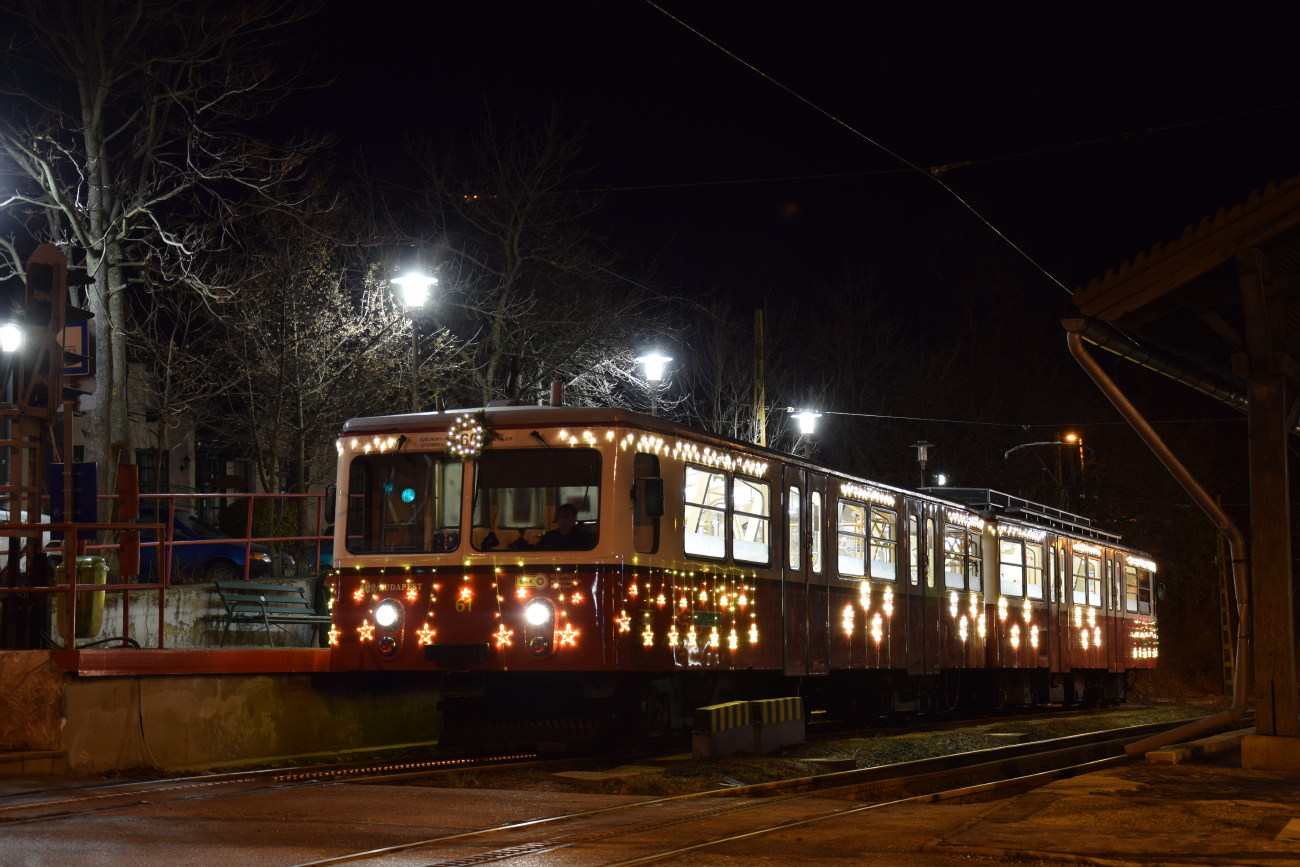 ბუდაპეშტი, SGP S/T1W № 61; ბუდაპეშტი — Christmas Vehicles