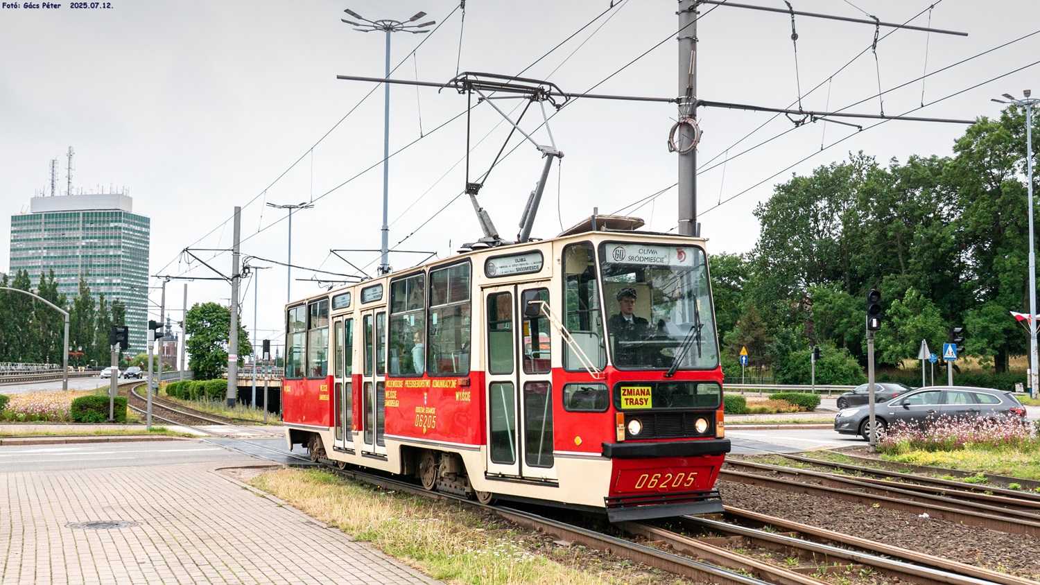 Гданьск, Konstal 105N № 06205