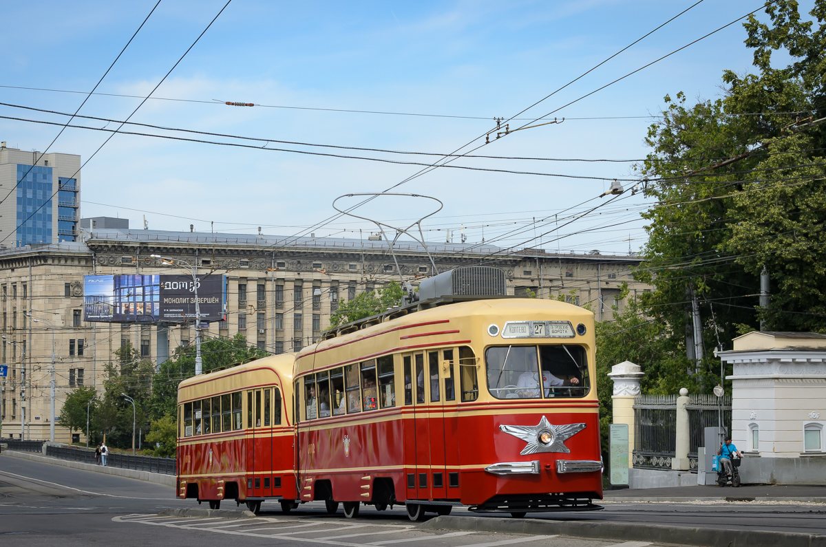 Москва, КТМ-1 № 0002; Москва — День Московского транспорта — 2025 (ночные репетиции парада трамваев 05.07.2025 и 10.07.2025, парад и выставка трамваев 12.07.2025)