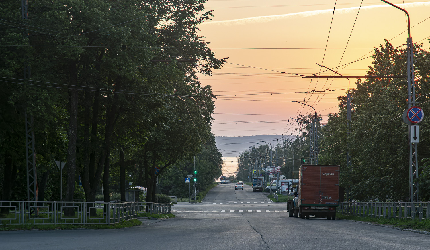Петрозаводск — Заказная поездка на троллейбусе ВЗТМ-5284 №329 — 13.07.2025; Петрозаводск — Троллейбусные линии и инфраструктура