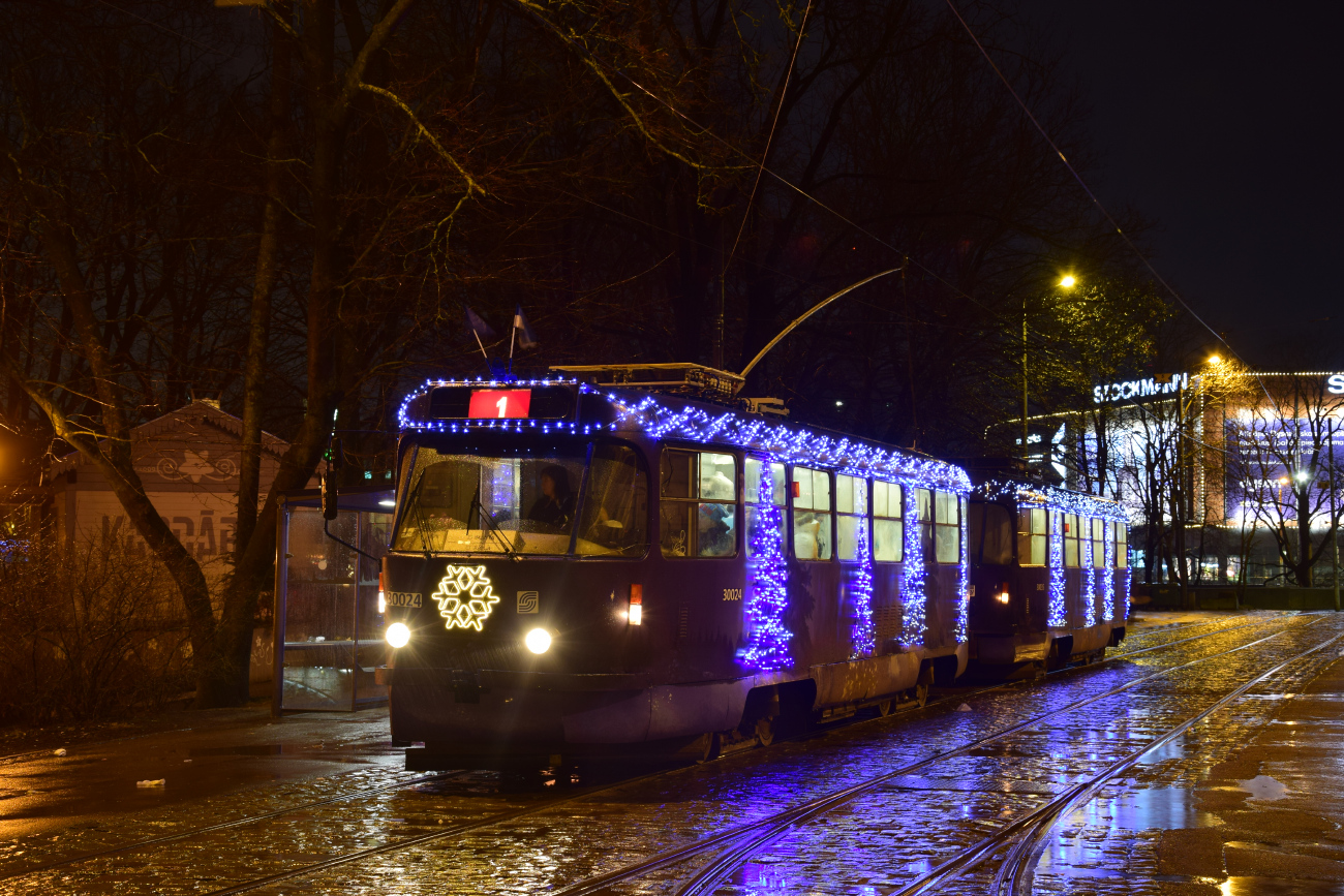 Рига, Tatra T3A № 30024