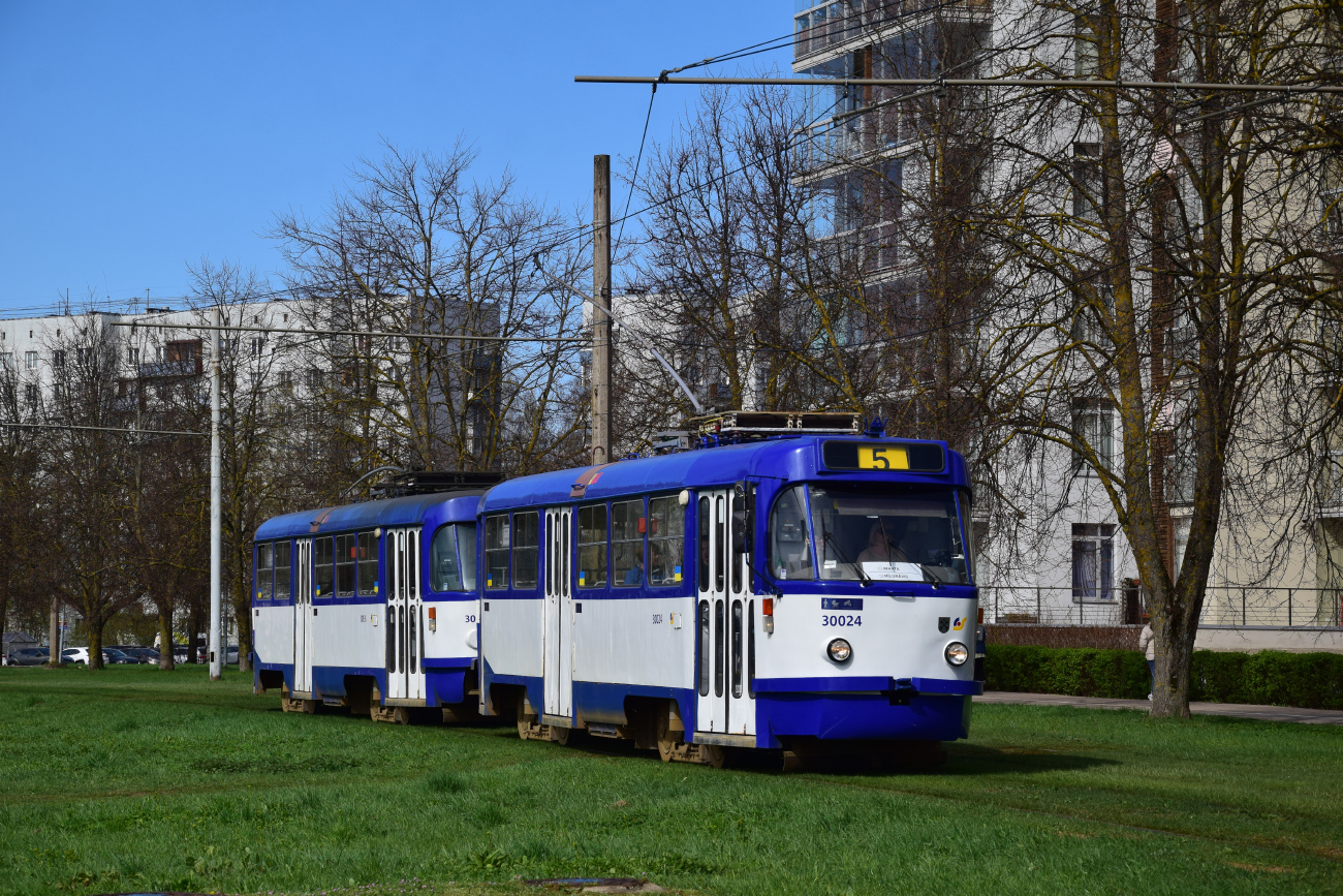 Рига, Tatra T3A № 30024