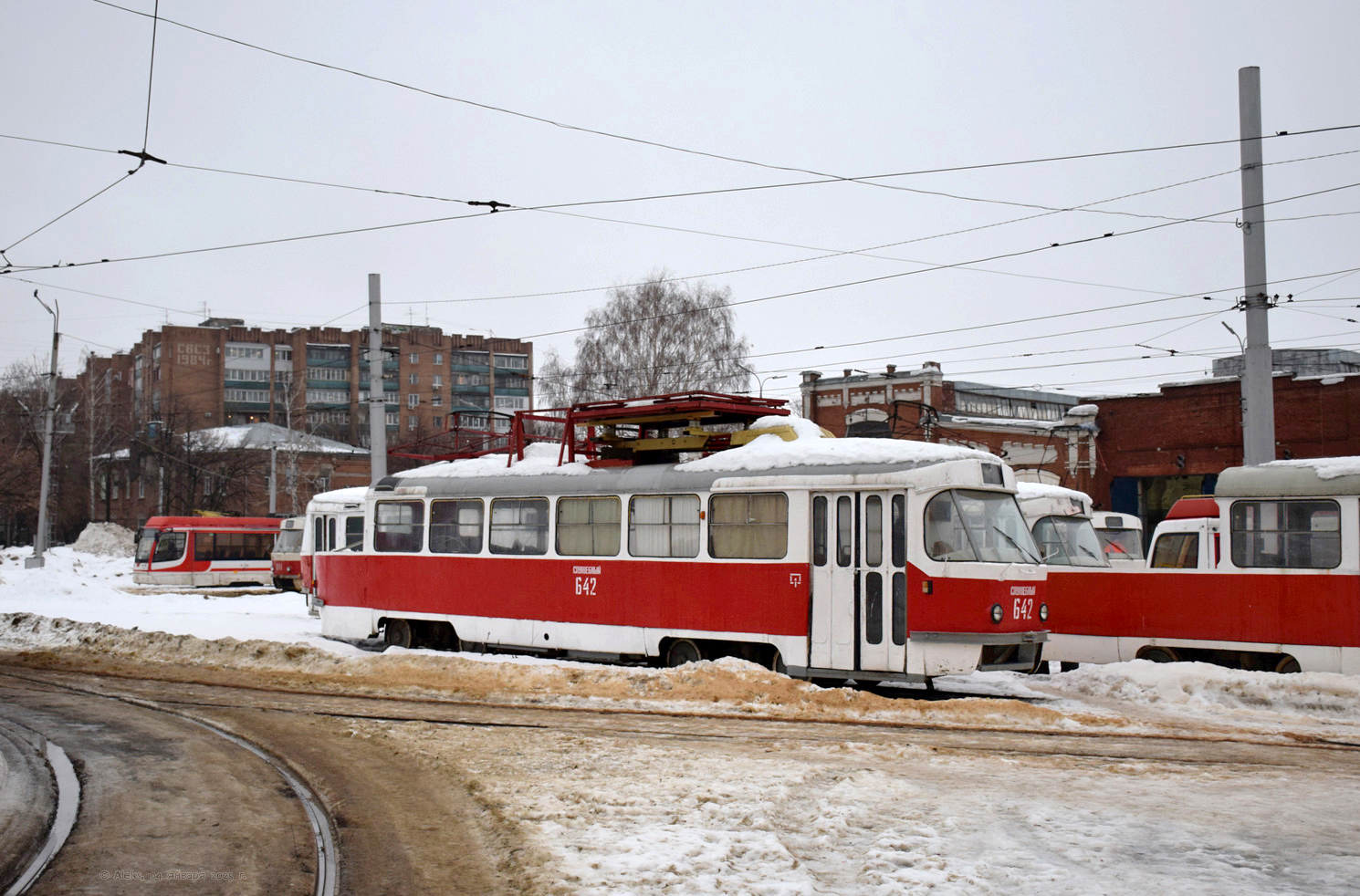 Самара, Tatra T3SU (двухдверная) № 642