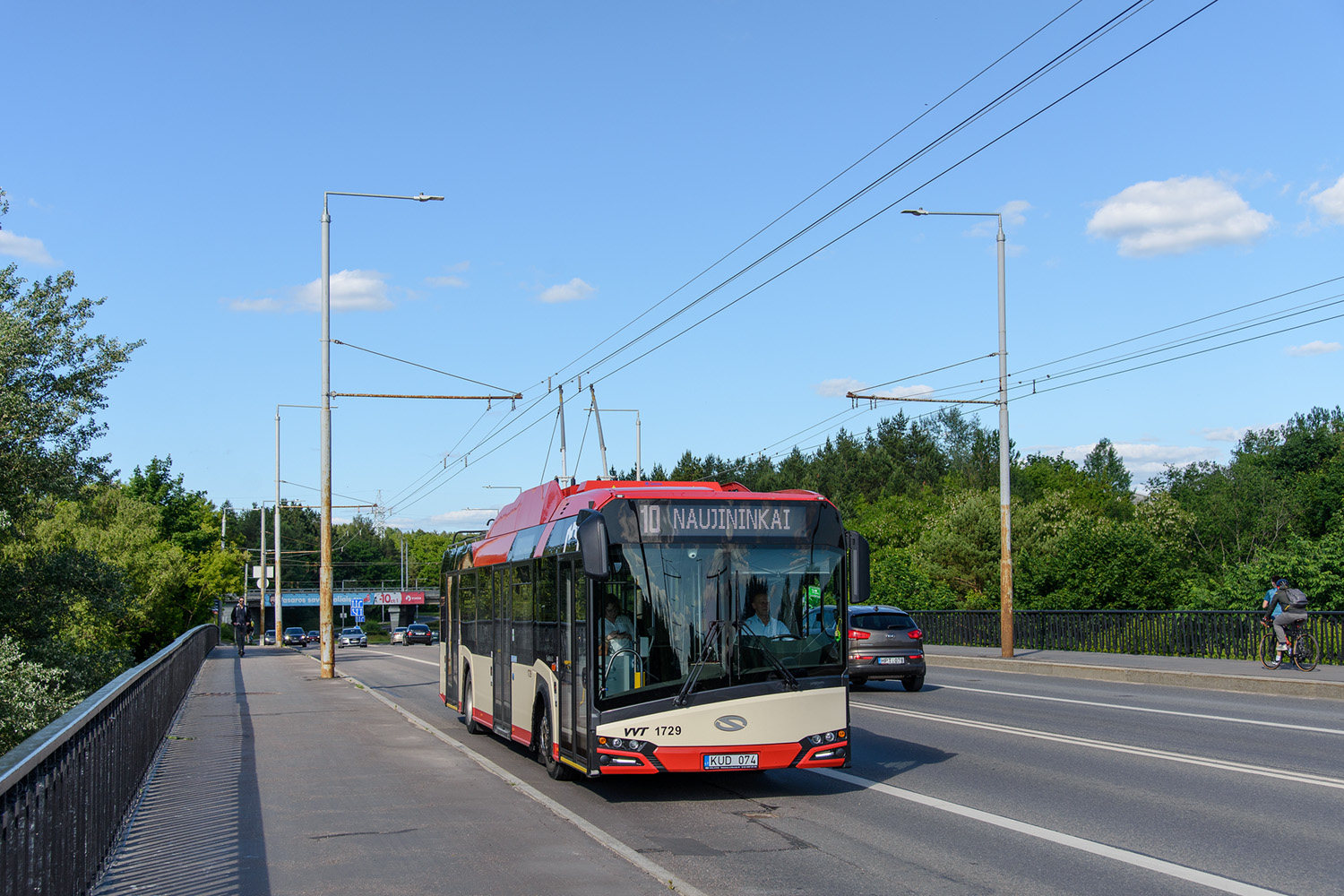 Вільнюс, Solaris Trollino IV 12 Škoda № 1729