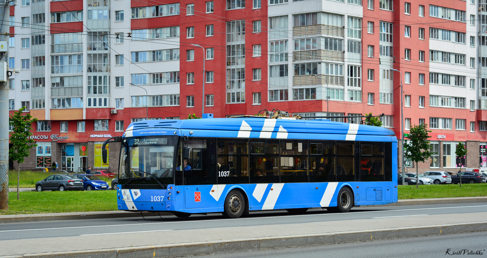 Санкт Петербург, Тролза-5265.08 «Мегаполис» № 1037