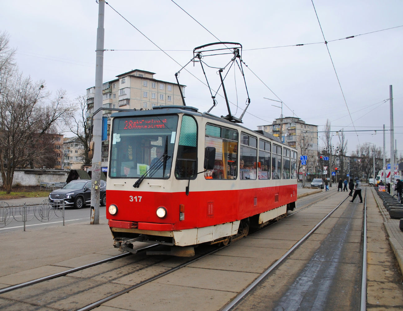 Киев, Tatra T6A5 № 317