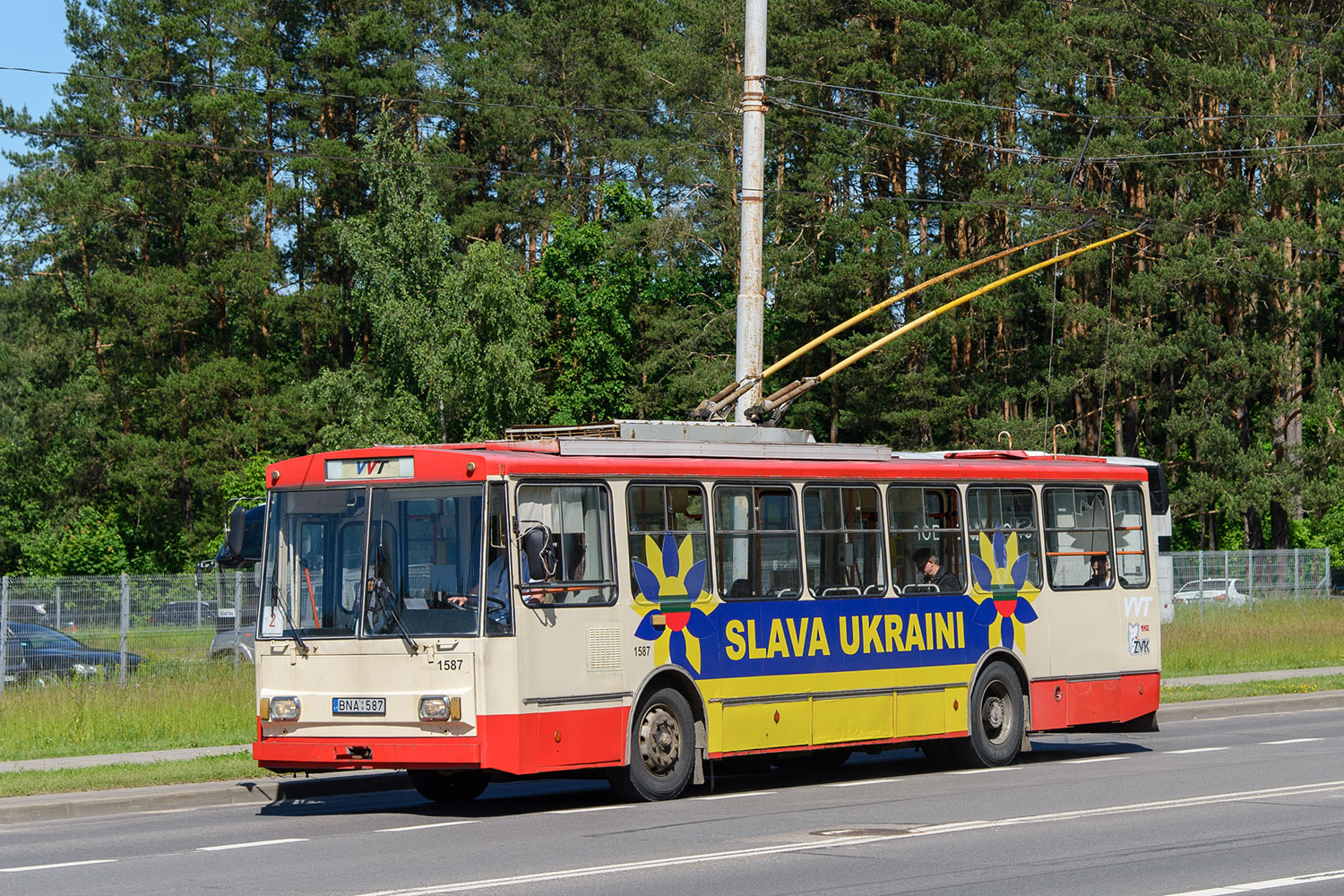 Vilnius, Škoda 14Tr13/6 Nr. 1587