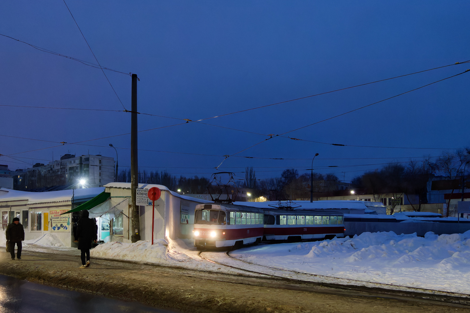 Самара, Tatra T3SU (двухдверная) № 2200
