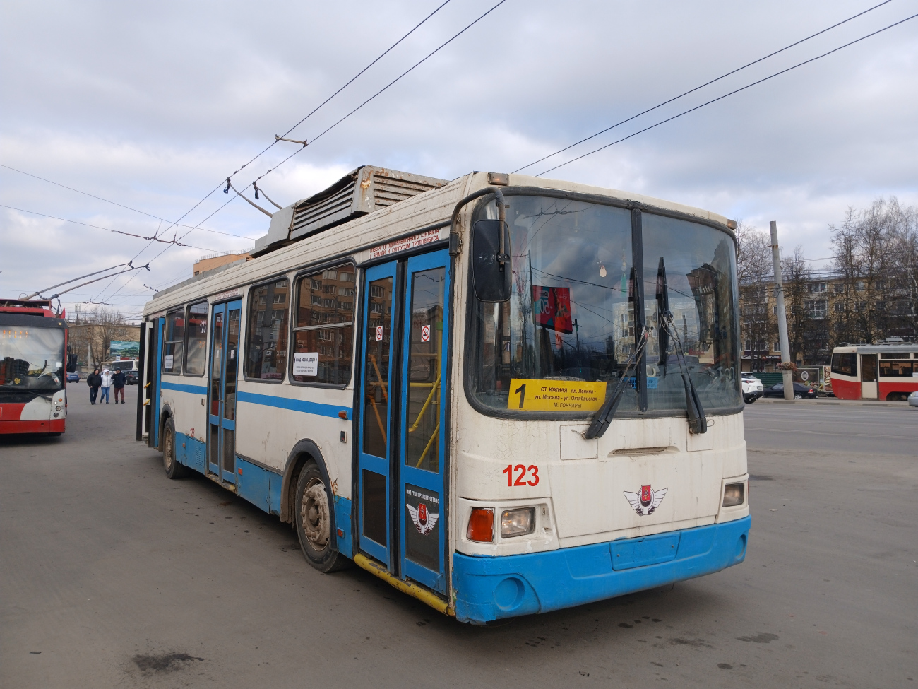 Тула, ЛиАЗ-5280 № 123