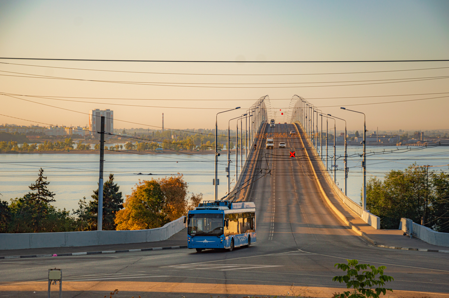 Engels, Trolza-5265.00 “Megapolis” № 3187; Saratov — Trolleybus lines